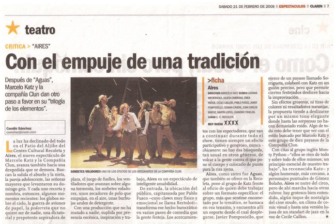 Diario Clarín — Aires