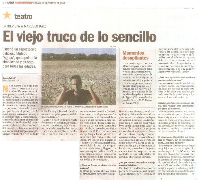 Clarín — Aguas